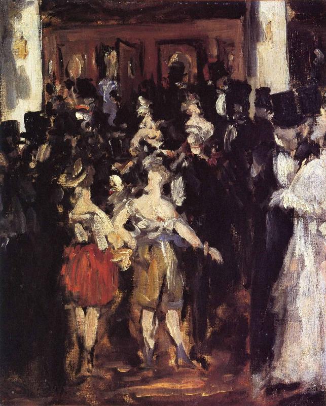 Edouard Manet Le bal de lOpera France oil painting art